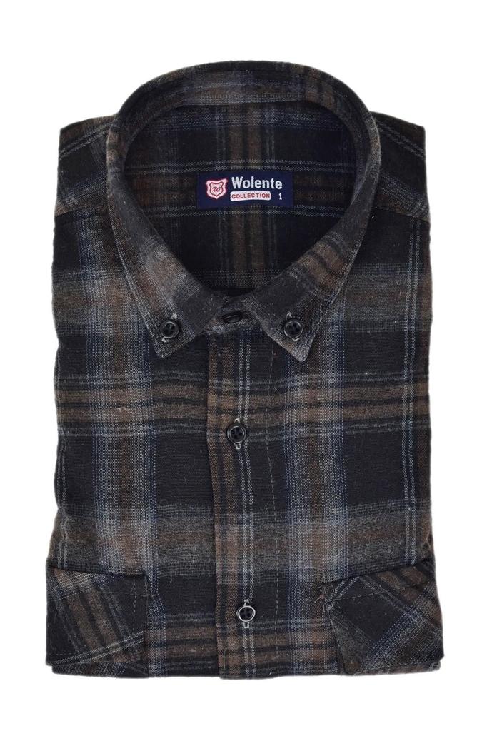 Men's Plus Size Plus Size Shirt Men's Cotton Winter Double Pocket Flap Shirt