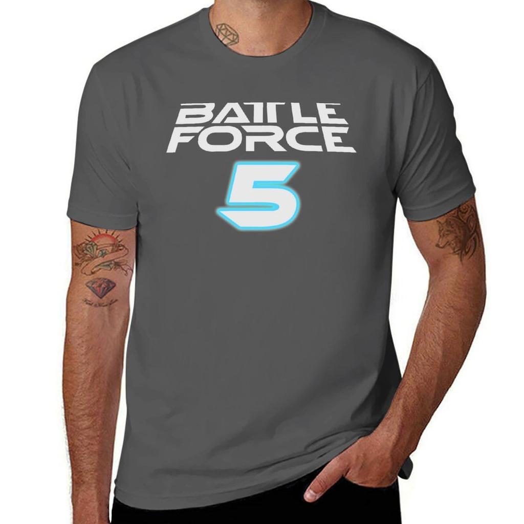 Battle Force 5 Logo Tshirt Active Wear Sports Tshirt For Unisex