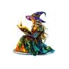 2D Flat Witch Reading Spell Book Acrylic Desktop Decoration