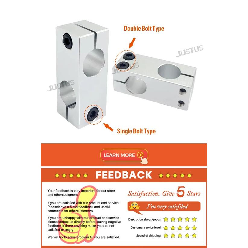 Connector Pillar Cross Fixing Block Same Diameter Reducing Joint Optical Axis Clamp Screw Shaft Encoder