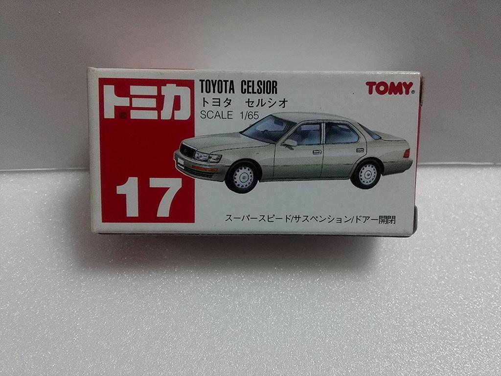Out of Print Tomica Toyota Celsior Crazy Mini Car Circle with Case No.17