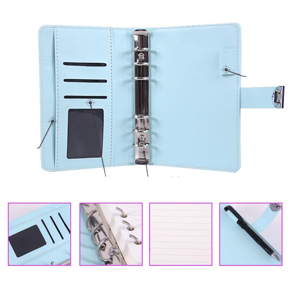 (Muu3) Keyed Combination Lock for Planners, Notebooks, and Diaries with Privacy Password (Light Purple)