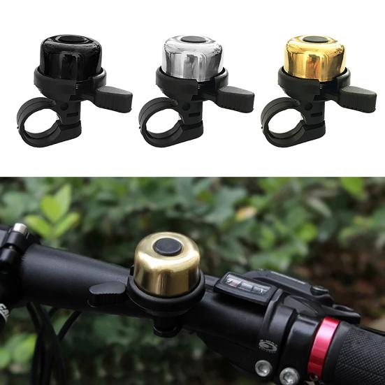 Bicycle Bell Retro Clear Loud Sound Copper MTB Mountain Bike Safety Cycling Handlebar Ring for Outdoor Sport