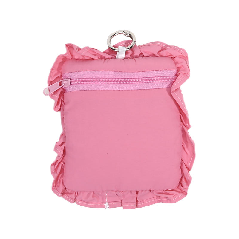 3 Inch Dopamine Cute Photo Card CaseSmall Item Storage Pouch Soft Pillow Shaped Photocard Holder K-Pop Idol Card Sleeve Bag Pendant