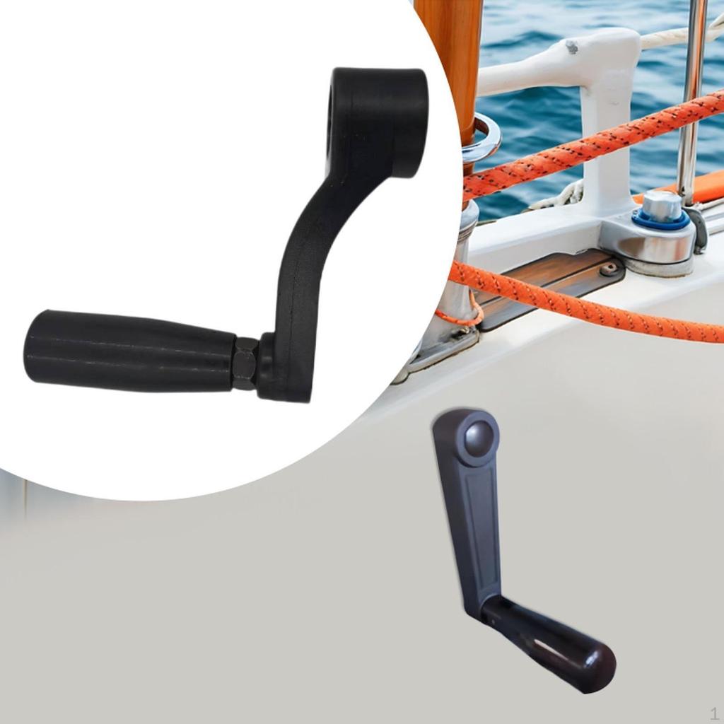 Nylon Crank Handle Embedded Design Spare Parts Replacement for Industry Mechanical Equipment Simple