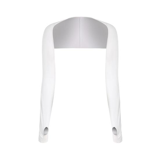 Солнцезащитные рукава для велоспорта, гольфа, анти-УФ, однотонный, ледяной, наплечный, быстросохнущий, повседневный, дорожный, охлаждающий, наплечный рукав