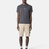 STONE ISLAND Ss25 Светоотражающий логотип Футболка с круглым вырезом и коротким рукавом Мужские футболки Угольный K1S152100020-V0065