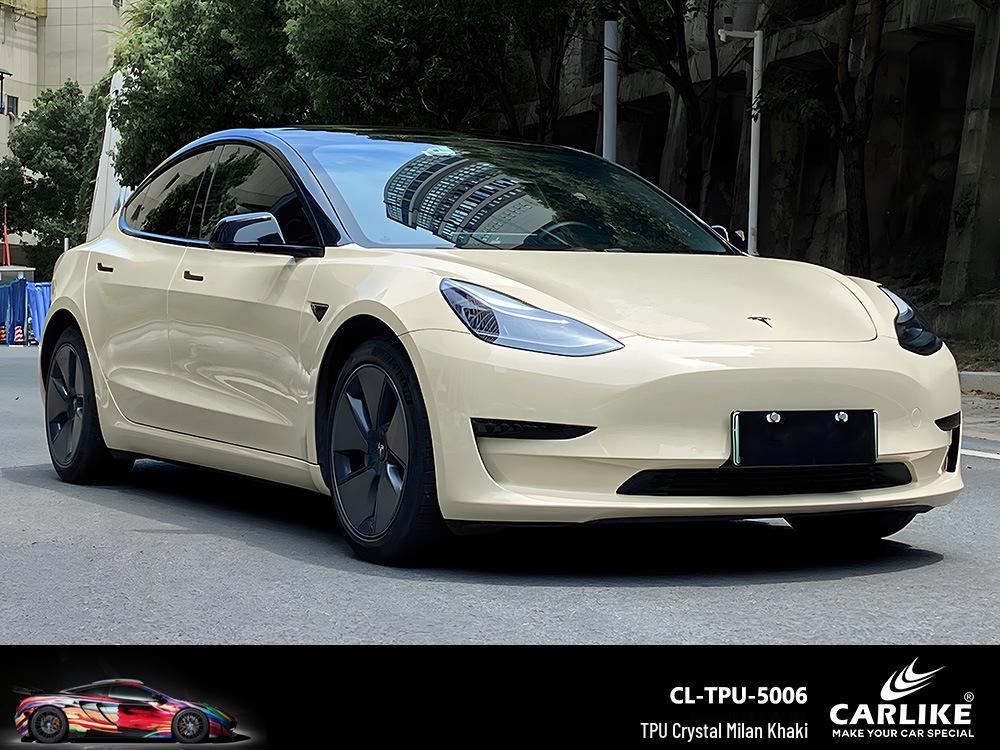 Carlek Glossy TPU Nardo Grey Color Change Car Wrap