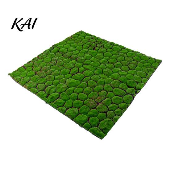 Flexible Grass Rug Fake Moss Mat, Realistic Artificial Faux Green Grass, 39" x Pad Natural Looking Turf for Crafts, DIY Fairy Garden, Wedding,