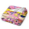 Rugrats Angelica Pickles Pattern Blanket  Soft Fluffy Plush Throw Blanket For Living Room Camping Flannel Bedspread Bed Cover