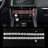 Aluminum Alloy Car Central Control Air Conditioning Button Decoration Sticker Fit For Jaguar XF XFL 16-20 XE XEL 15-19