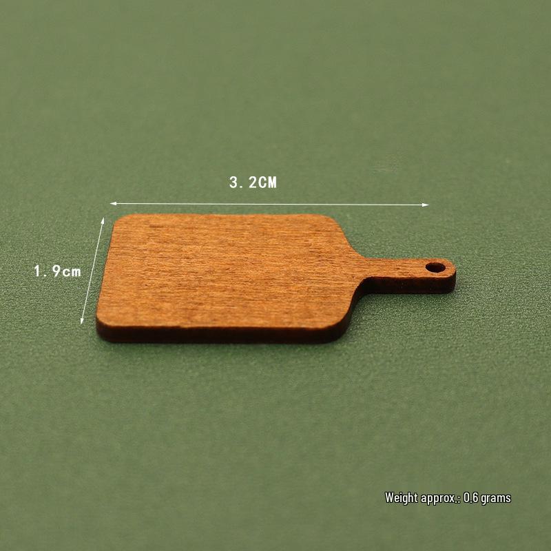 Кукольный домик Миниатюрная 3D Кухонная сцена с едой, посудой и плитой