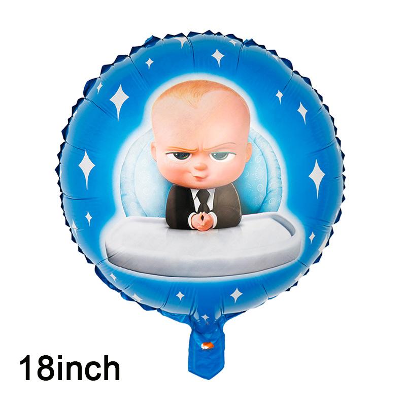 Bossed Baby Theme Birthday Party Decoration Newborn 1St Tableware Set Plate Cup Balloons For Kids Baby Shower Party Faovrs Gifts