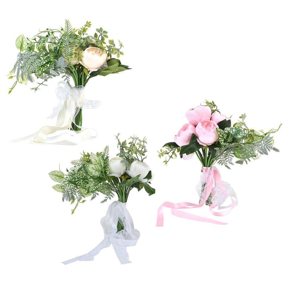 Букет цветов ручной работы невесты Свадебное моделирование Свадебные фото реквизит Букет для свадебных сцен Liv