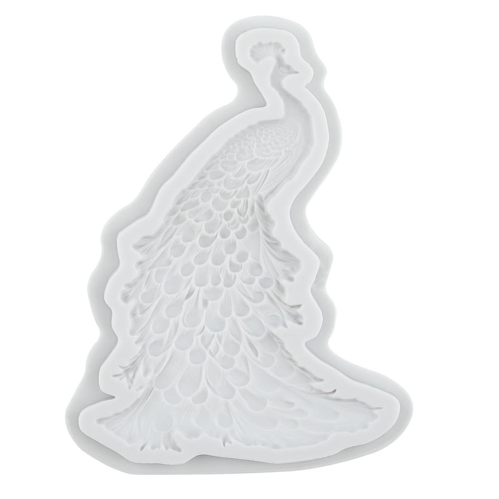 Силиконовая форма Павлин Формы для мастики Павлин Инструменты для украшения торта Тематический торт Десерт Украшенная форма для шоколадных конфет