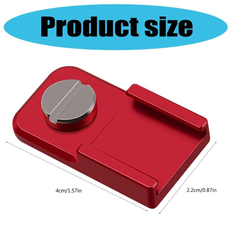 Универсальные адаптеры-крепления для DSLR-камер из алюминиевого сплава с отверстием под винт 1/4 дюйма для микрофонов, светодиодных панелей, аксессуаров, совместимость с штативами