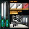 Magnetic Base Work Light Bar 4400mAh Rechargeable COB Charging Light  Maintenance Light