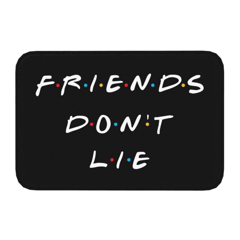 Классический коврик для входной двери с забавными цитатами из сериала «Друзья», противоскользящий, водонепроницаемый, коврик для пола, коврик для ванной, кухонный ковер для прихожей