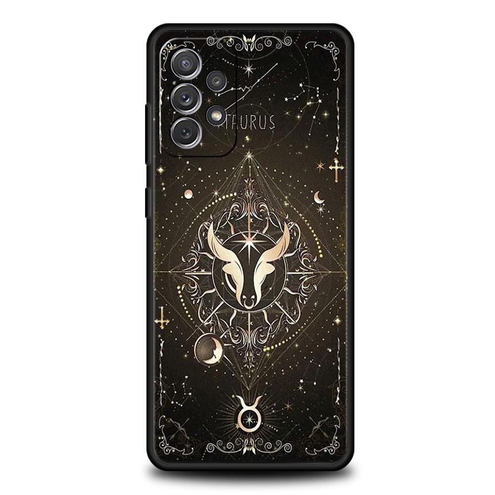 Чехол-накладка со созвездиями для Samsung Galaxy A55 A35 A15 A14 A25 A54 A51 A71 A72 A73 A32 A52 A52S A41 5G Силиконовый чехол Сумка