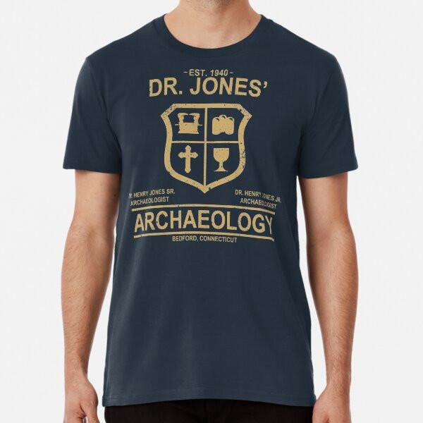 Dr. Jones' Archaeology S To 5XL Made In the AU/USA T-Shirt