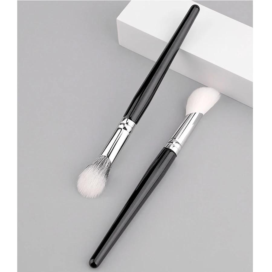 Goat Hair Blusher Brush Fingertip Aplication Stippling Powder Blusher Makeup Brushes Blush Makeup Tools