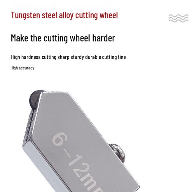 Алюминиевая ручка Двусторонний плиткорез и стеклорез со сплавной режущей головкой