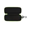 1 шт. Портативный чехол для очков, чехол для солнцезащитных очков, жесткий чехол для женщин, мужчин, коробка для очков со шнурком, на молнии, чехлы для очков, протектор