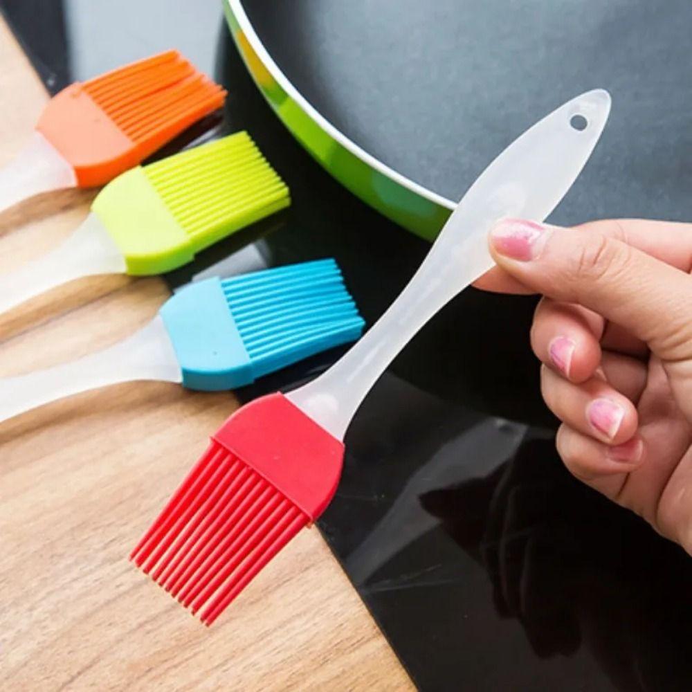 1Pcs Barbecue Silicone Oil Brush High Temperature Resistant Baking Brushes Durable Barbecue Brush