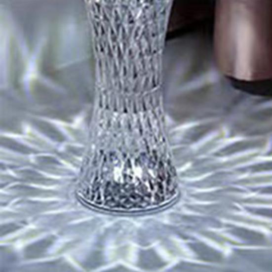 Прикроватная тумбочка с регулируемой яркостью RGB, пульт дистанционного управления, несколько цветов освещения, прикроватная настольная лампа со стеклянным абажуром, украшение