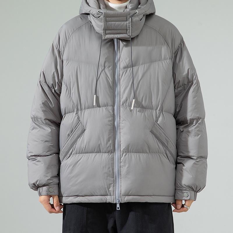 Autumn and Winter Down Jacket New Minimalist and High-end Men's 90 White Duck Down Casual Trend Fashion Versatile Jacket