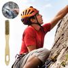 Wooden Rock Climbing Brush Ergonomic Handle Thick Boar Bristles Portable Indoor Outdoor Climbing Bouldering Brush Cleaning Tool