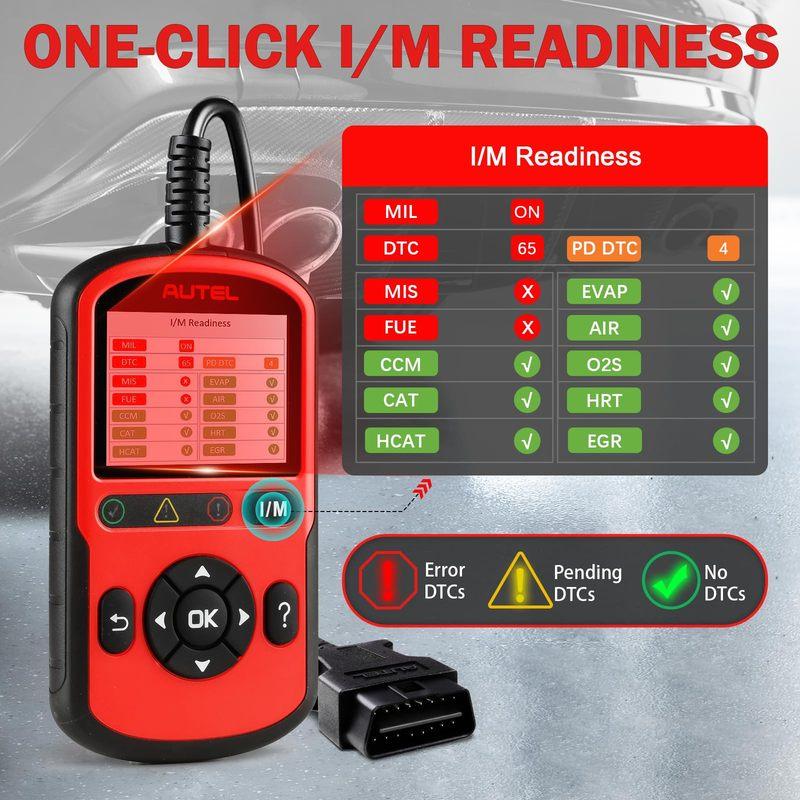 Сканер Autel AutoLink AL549 OBD2 Читатель кодов с функцией считывания/стирания DTC для ABS Универсальный тестер автомобильного аккумулятора с отображением данных в реальном времени