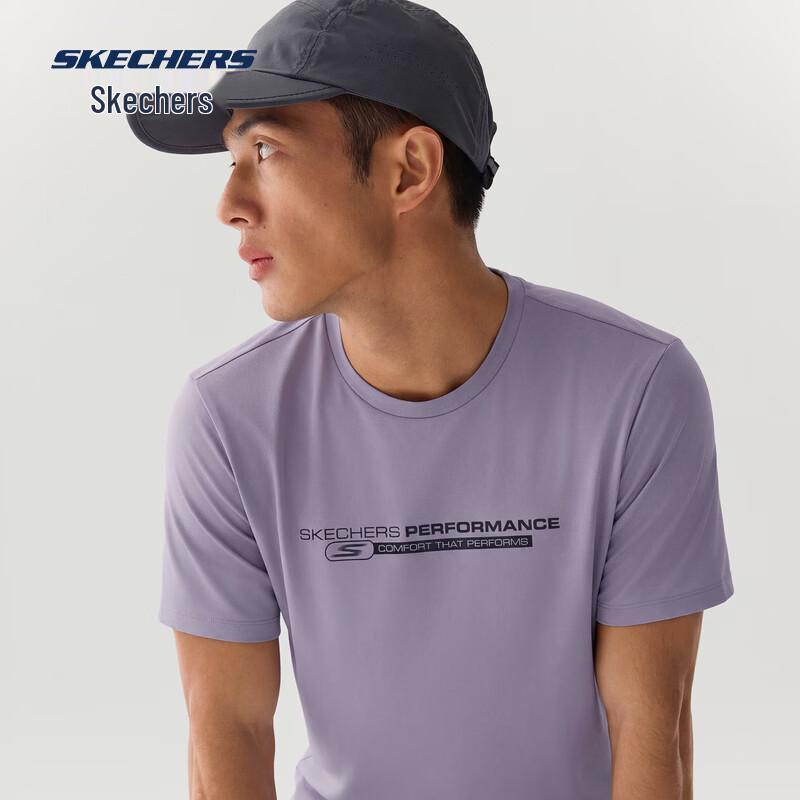 Skechers Men's Moisture-Wicking Knit T-shirt P226M257