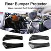 1 Set Universal Car Rear Bumper Lip Diffuser Easy Installation Scratch-Resistant Vehicle Car Rear Bumper Protector Guard Replacement Part