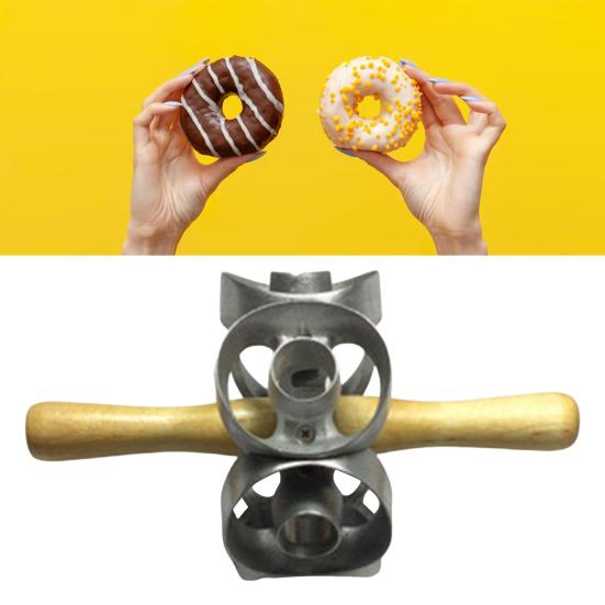 Форма для пончиков из нержавеющей стали, 6-гнездная форма для выпечки, круглые формочки для печенья, универсальный кухонный инструмент для печенья, бисквитов, мини-пирожных, закусок и десертов