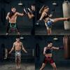 Print Shorts Japanese Japan Samurai Ghost Devil Demon Dark Training Muay Thai Kickboxing Boxing MMA Unisex Gym Fitness Workout Quick Dry Elastic Waist