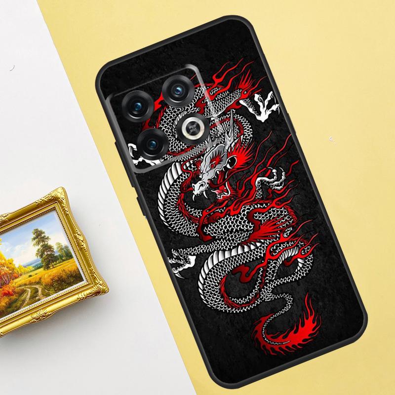 Японский Дракон Художественный Чехол Для Oneplus 10 Pro 9 Pro Ace 10T 9RT 8T Чехол Для Oneplus Nord 2 2T CE N10 N20 N300