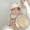 Children's Spring and Summer Pure Cotton Baby Fisherman's Hat Breathable Thin Baby Large Brim Sun Protection Pot Hat