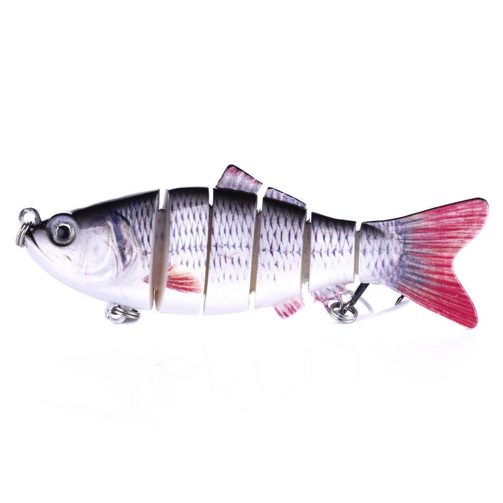 1 Piece Fishing Lure Hard Bait 10cm/18g Wobblers 6 Segments Swimbait Fishing Lure