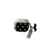 Black and white polka dots are cute and suitable for Apple AirPods 1st generation protective case Pro1 Bluetooth headset case pro1 generation simple.