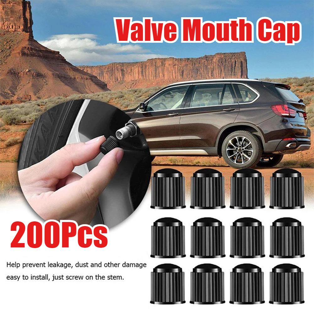 Tyre Valve Caps Plastic Tyre Wheel Stem Air Valve Cap Rubber Ring Covers Auto Truck Bike MTB Dust Dustproof Caps