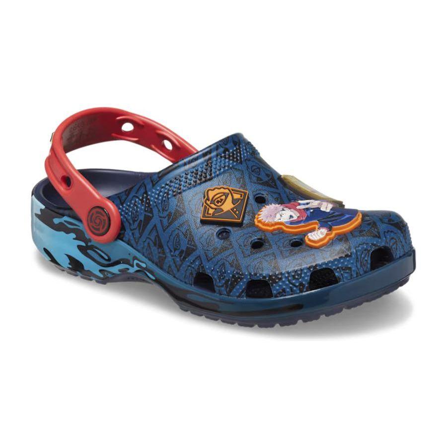 Crocs Comfortable Round Toe Anti-Kick Shock Absorbing Sandals Kids Sandals Blue 208807-410