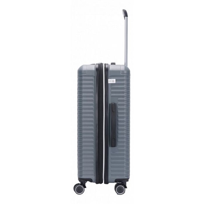Set of 3 Rigid Expandable Suitcases + 30% Volume - Lys Paris 329/3 - Gray