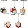 Drop Ornaments Festival Supply Christmas Decorations Santa Claus Cartoon Angel Hanging Pendants