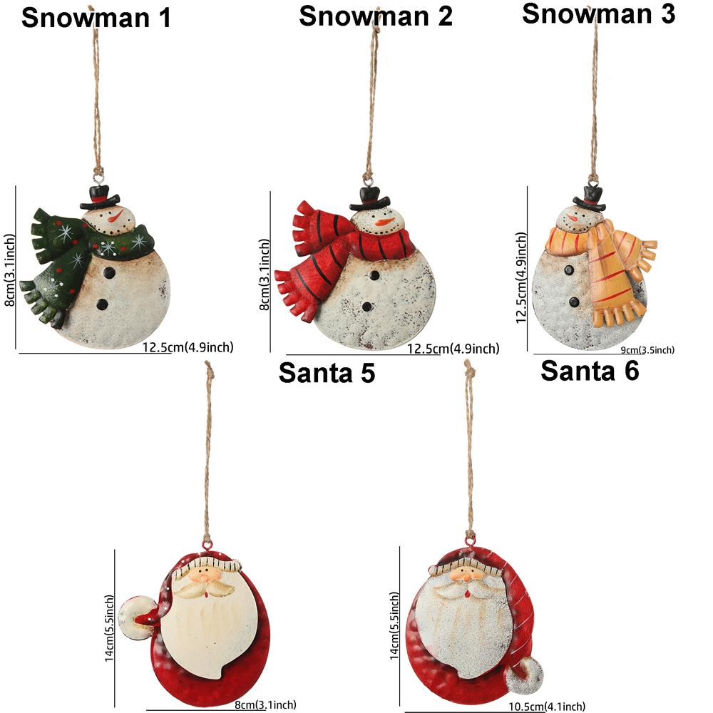Drop Ornaments Festival Supply Christmas Decorations Santa Claus Cartoon Angel Hanging Pendants