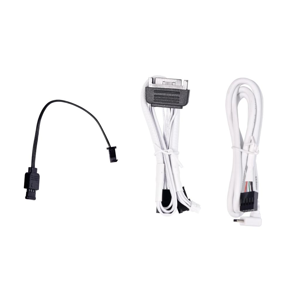 LIANLI Water Cooling CPU Cooler Galahad II LCD 360 SL-INF White Equipped with LCD Panel 8th Generation Pump Equipped with 45 Degree Tube Connector