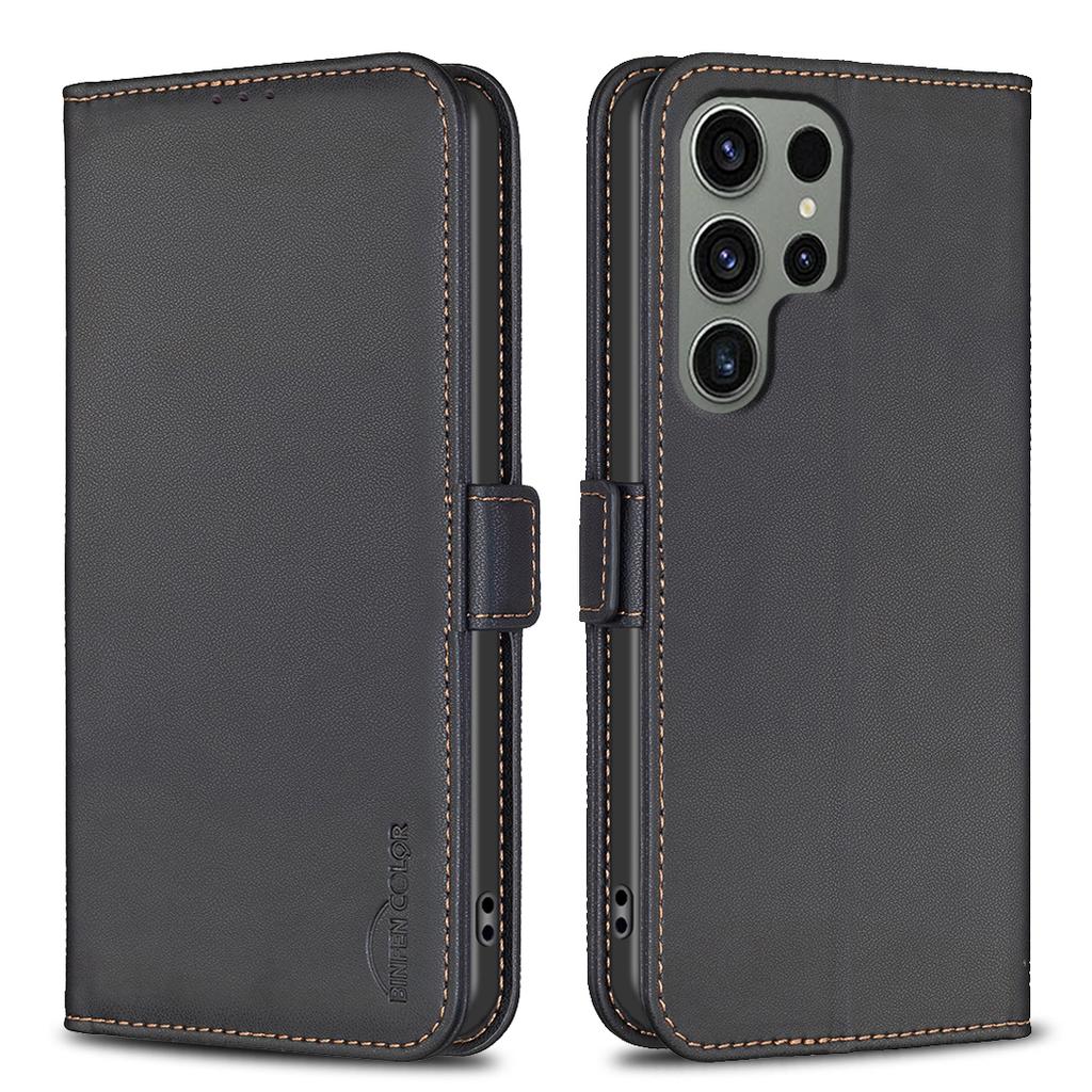Магнитный кожаный чехол для Samsung Galaxy A16 A06 A55 A35 A15 A05 S25 S24 S23 S22 S21 S20 Ultra Holster Flip Cover Wallet Phone Bags для Samsung