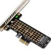 SSD M.2 NVME to PCI-E X1 Adapter Board Support PCI-E4.0/3.0 Extender Card Matrix Cooling Hole Computer Accessory