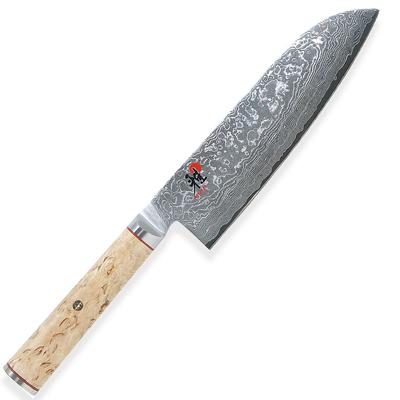 Нож Zwilling Henckels MIYABI Santoku 180 мм, изготовлен из дамасской стали, изготовлен в префектуре Секи-Гифу, Япония, JA. Город "5000MCD Япония",