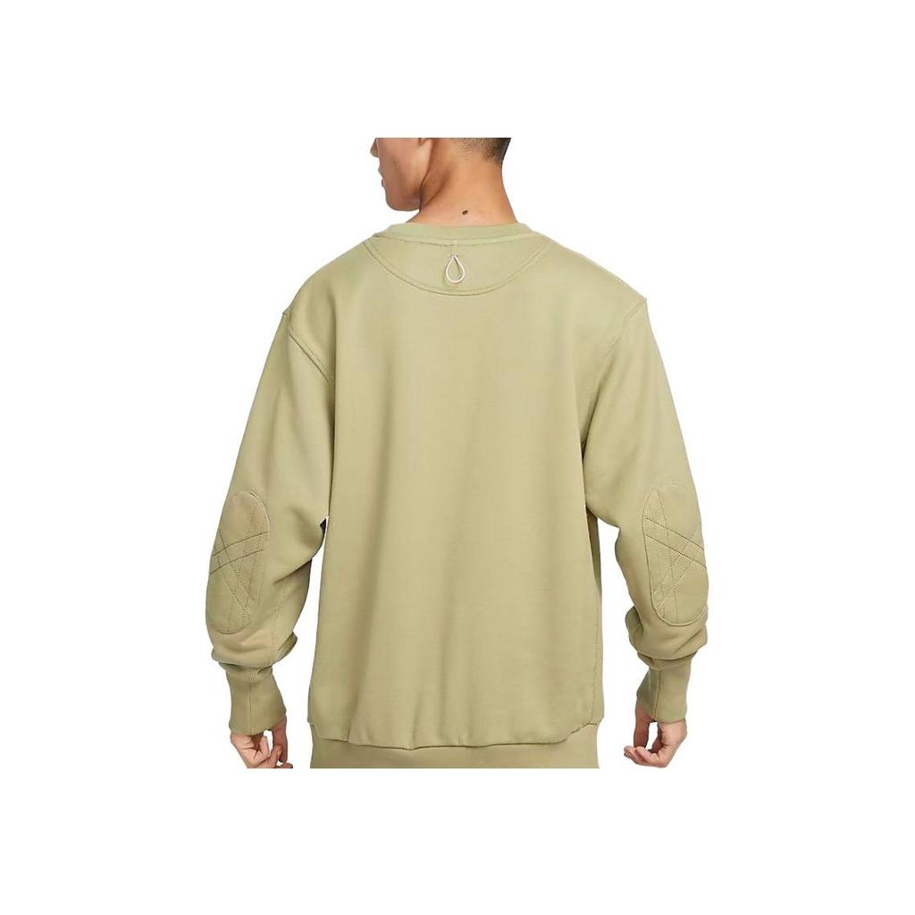 Nike FW23 NAI-KE Series китайский трикотажный свитер с круглым вырезом унисекс свитер оливково-зеленый FV4033-276